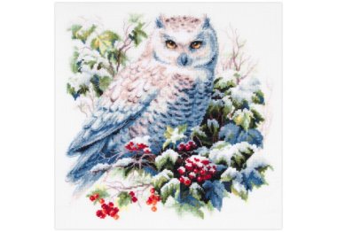  70-24  Сніжна сова. Набір для вишивки хрестом Magic Needle