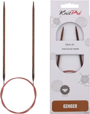 31086 Спиці кругові Ginger KnitPro, 80 см, 3.25 мм - 1 31086 Спиці кругові Ginger KnitPro, 80 см, 3.25 мм - 1