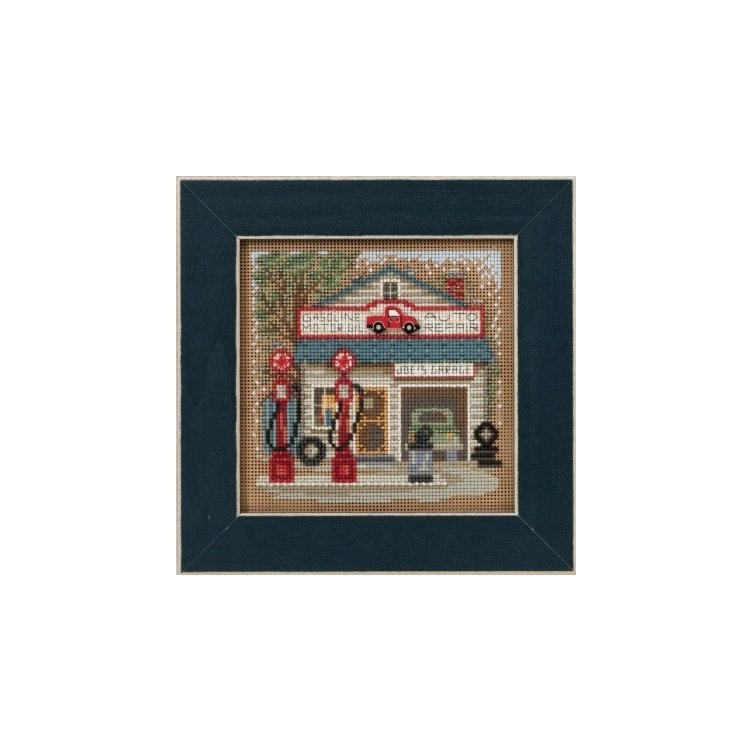 MH141614 Гараж Джо. Набор для вышивки в смешанной технике Mill Hill - 1