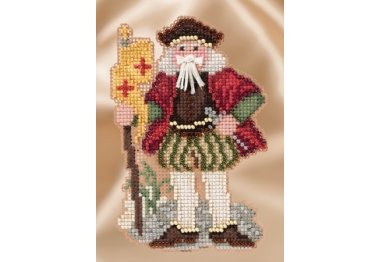 вышивка гладью MH201633 Генуэзский Санта. Набор для вышивки в смешанной технике Mill Hill