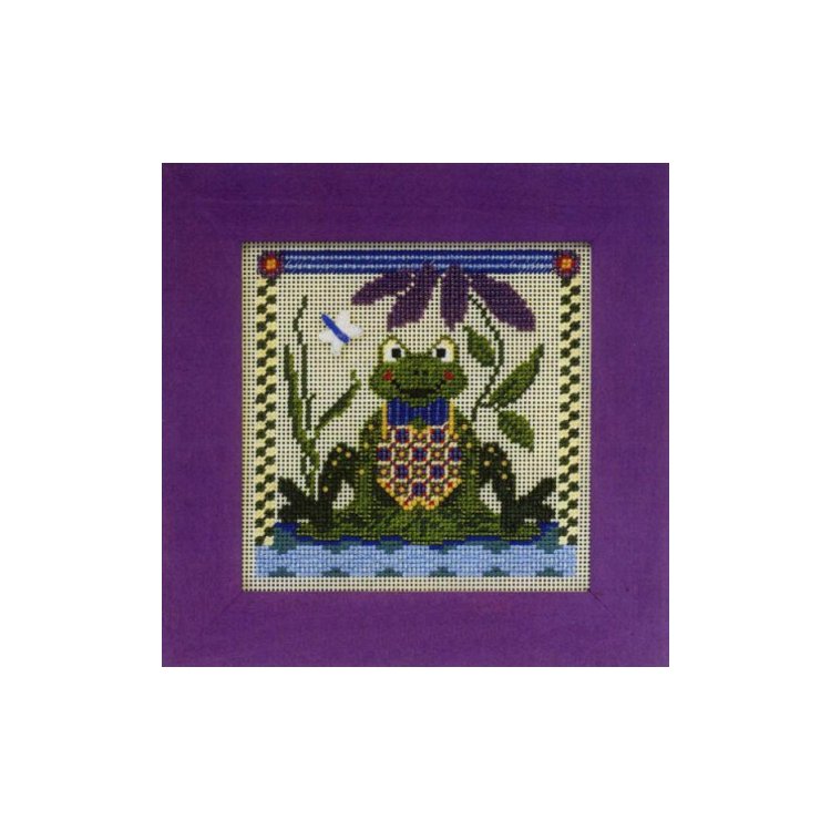 MHCB193 Веселая лягушка. Набор для вышивки в смешанной технике Mill Hill - 1