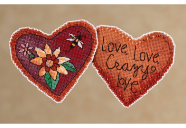 вышивка гладью ST142115 Безумная любовь. Набор для вышивки в смешанной технике Mill Hill вышивка гладью ST142115 Безумная любовь. Набор для вышивки в смешанной технике Mill Hill