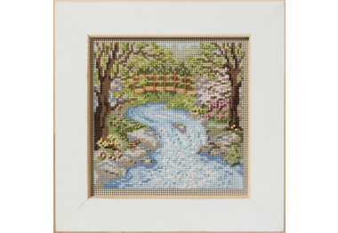 вишивка гладдю MH142515 Водоспад. Набір для вишивки в змішаній техниці Mill Hill