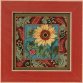 MH143201 Подсолнух. Набор для вышивки в смешанной технике Mill Hill - 1