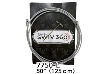  Кабель SWIV360 Silver Large 125см арт. 7750-L ChiaoGoo