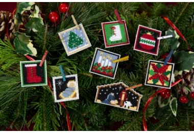 вышивка гладью MH191913 Набор 3. Набор для вышивки в смешанной технике Mill Hill