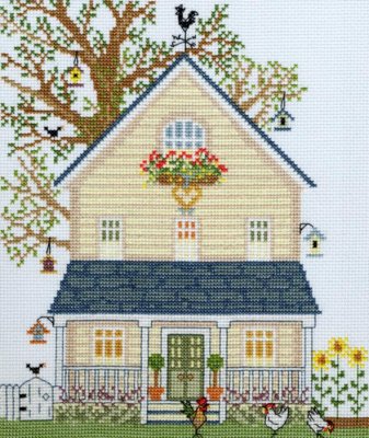 XSS2 New England Homes - Summer &quot;New England Homes - Лето&quot;. Bothy Threads. Набор для вышивки крестом - 1