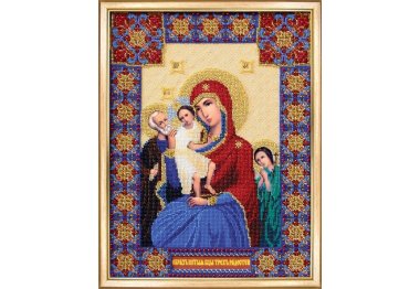  Б-1132 ікона Божої Матері Трьох Радощів Набір для вишивки бісером