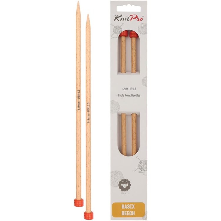 35263 Спиці прямі Basix KnitPro, 35 см, 6.50 мм - 1 35263 Спиці прямі Basix KnitPro, 35 см, 6.50 мм - 1