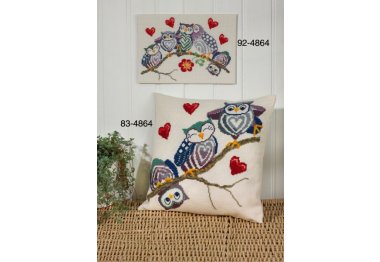  83-4864 Сови на гілці. Набір для вишивання хрестом PERMIN