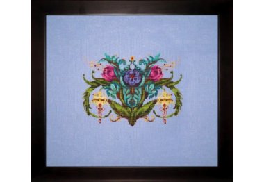  NC325 Joy Garden//Сад радости. Схема для вышивки крестиком на бумаге Nora Corbett