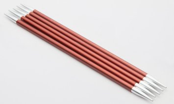 47042 Спицы носочные Zing KnitPro, 20 см, 5.50 мм - 1