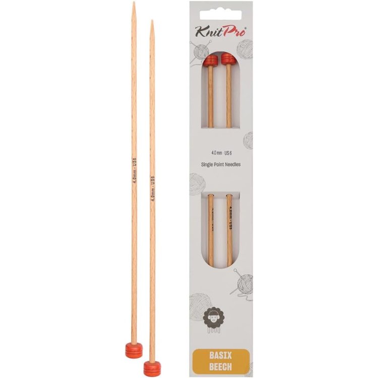35454 Спиці прямі Basix KnitPro, 40 см, 4.00 мм - 1