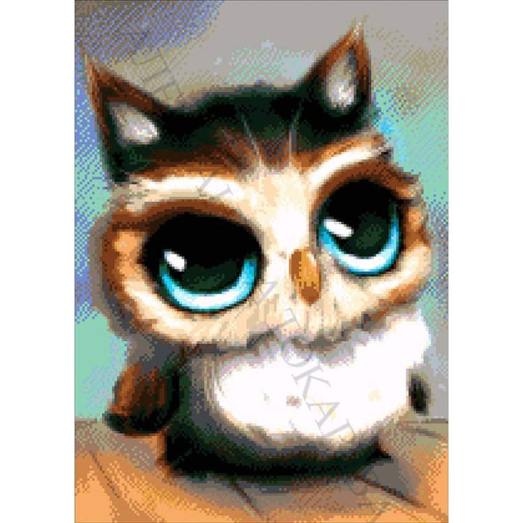 36-1092-НС Совенок. Набор Для вышивки бисером ТМ Токарева А. - 1