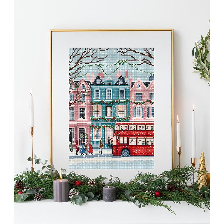 Набір для вишивки хрестиком L9919 London Snowfall. Letistitch - 1
