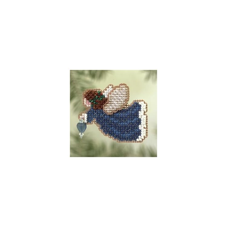 h122 Індіго Ангел. Набір для вишивки в змішаній техниці Mill Hill - 1