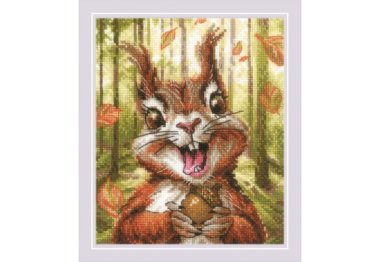  2302 Горіхова насолода. Набір для вишивки хрестиком Ріоліс