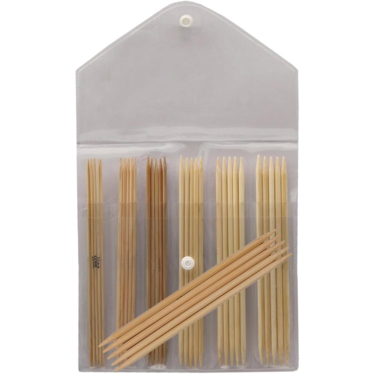 22544 Набір шкарпеткових спиць 15 см Bamboo KnitPro - 1