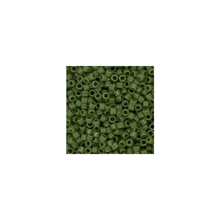DB-1135 Бисер Miyuki Delica Beads 11/0 (натуральный зеленый темный) - 1