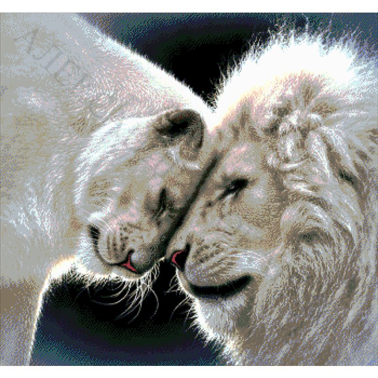 29-3840-НЛ Львиная нежность. Набор для вышивки бисером ТМ Токарева А. - 1