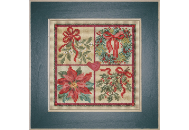 вышивка гладью MH142333 Зимняя зелень. Набор для вышивки в смешанной технике Mill Hill