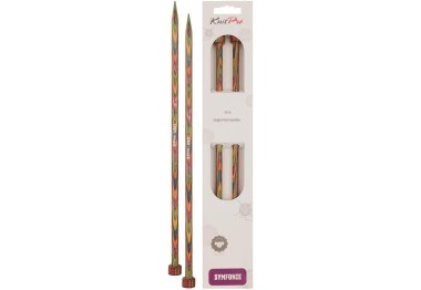 спиці для в'язання 20210 Спиці прямі Symfonie Wood KnitPro, 25 см, 8.00 мм