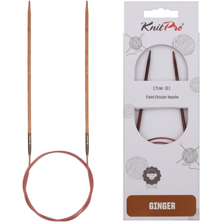 31104 Спиці кругові Ginger KnitPro, 100 см, 2.75 мм - 1 31104 Спиці кругові Ginger KnitPro, 100 см, 2.75 мм - 1