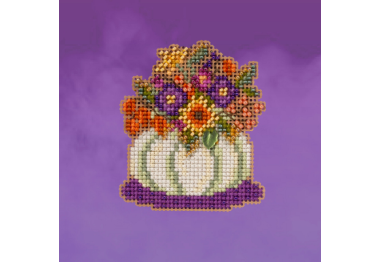 вышивка гладью MH182321 Тыквенный букет. Набор для вышивки в смешанной технике Mill Hill