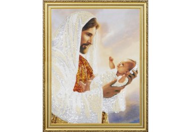  Набір для вишивки бісером Ісус з немовлям Р-368 ТМ Картини бісером