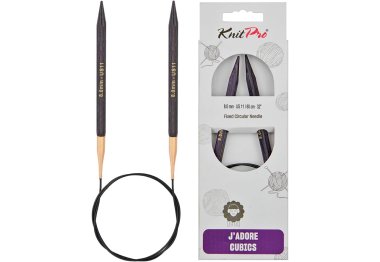 спицы для вязания 19082 Спицы круговые J'adore Cubics KnitPro 80 см, 8.00мм спицы для вязания 19082 Спицы круговые J'adore Cubics KnitPro 80 см, 8.00мм