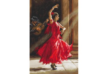  Набор для вышивки крестом L8023 Flamenco. Letistitch