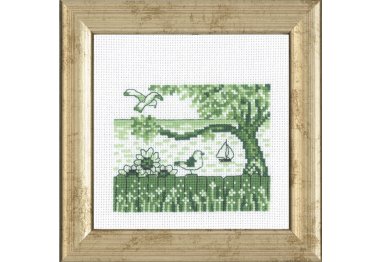  13-5433 Чайка. Набір для вишивання хрестом PERMIN