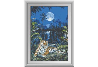  30319 Лунный тигр. Набор для рисования камнями
