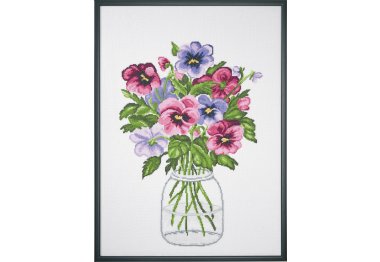  70-1131 Братки (Pansy. Набір для вишивання хрестом PERMIN