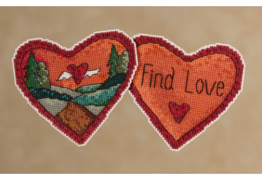 вышивка гладью ST142113 Найти любовь. Набор для вышивки в смешанной технике Mill Hill вышивка гладью ST142113 Найти любовь. Набор для вышивки в смешанной технике Mill Hill