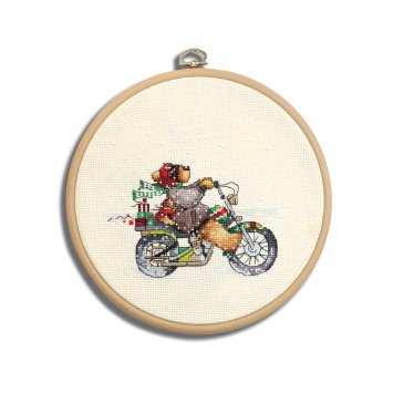 N045 Ведмежі розваги. Набір для вишивки хрестом Кольорова - 1