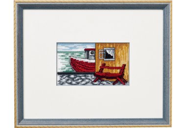  92-8423 Пристань (Habour. Набор для вышивания крестом PERMIN