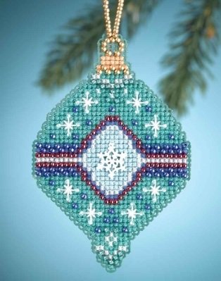 MH164301 Нефрит. Набір для вишивки в змішаній техніці Mill Hill - 1