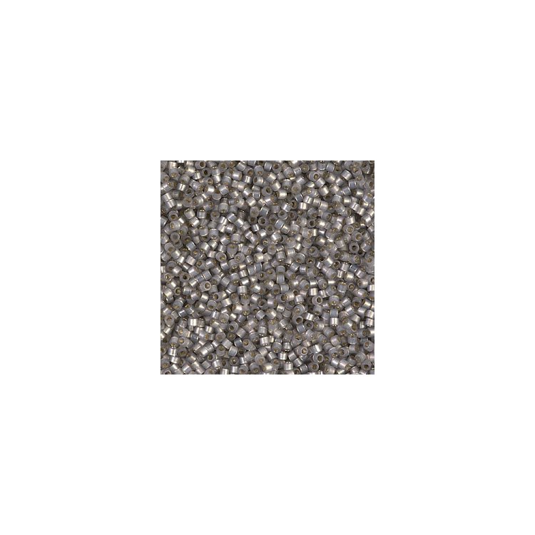 DB-630 Бісер Miyuki Delica Beads 11/0 (блискучий, алебастровий сірий) 5 г. - 1