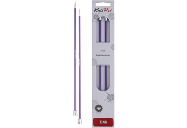 спиці для в'язання 47238 Спиці прямі Zing KnitPro, 25 см, 3.75 мм спиці для в'язання 47238 Спиці прямі Zing KnitPro, 25 см, 3.75 мм