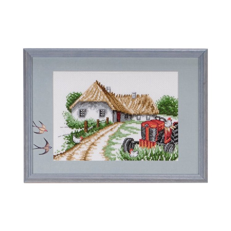 92-7137 Красный трактор (Red Ferguson. Набор для вышивания крестом PERMIN - 1 92-7137 Красный трактор (Red Ferguson. Набор для вышивания крестом PERMIN - 1