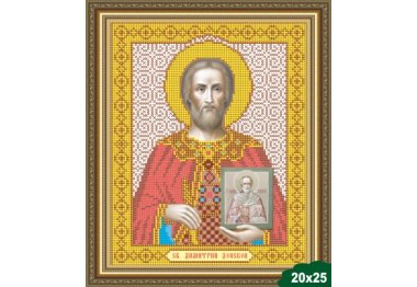  VIA4022 Святой Великий князь Дмитрий Донской. Схема для вышивки бисером