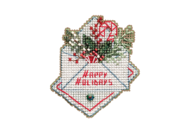 вышивка гладью MH182132 Праздничные пожелания. Набор для вышивки в смешанной технике Mill Hill