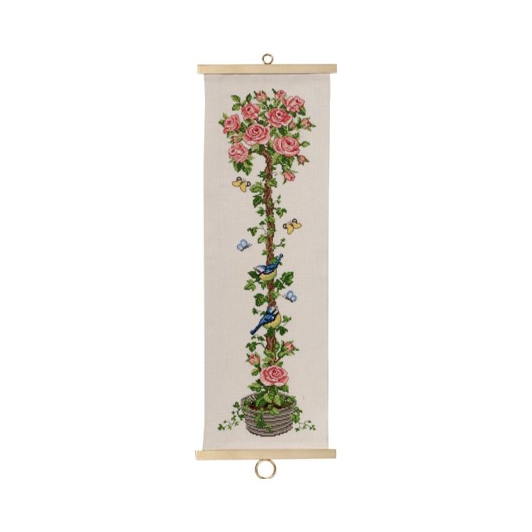 36-6415 Дерево троянд. Набір для вишивання хрестом PERMIN - 1 36-6415 Дерево троянд. Набір для вишивання хрестом PERMIN - 1