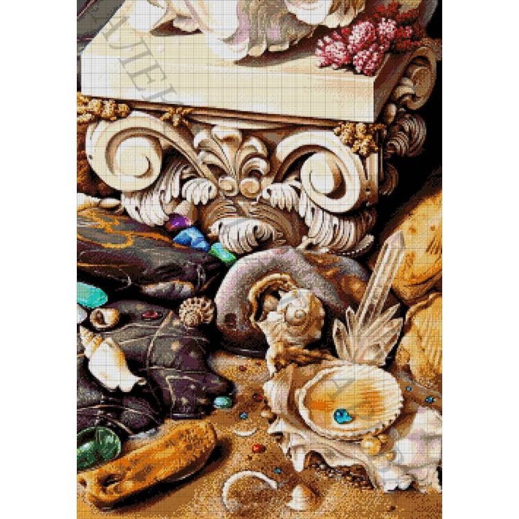 47-2990-НМ Морские сокровища. Набор Для вышивки бисером ТМ Токарева А. - 1