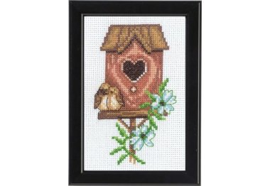  13-9423 Домик для птиц (Birdhousehouse. Набор для вышивания крестом PERMIN