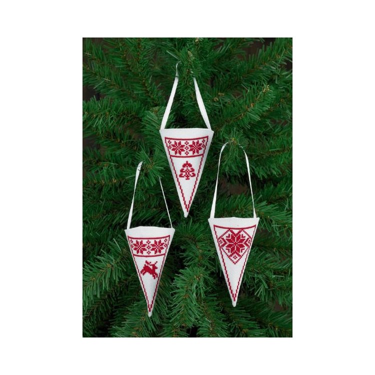 01-4274 Конус. Набір для вишивання хрестом PERMIN - 1