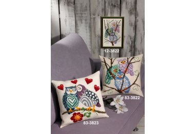  83-3823 Дорогі сови. Набір для вишивання хрестом PERMIN