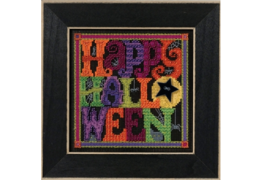 вишивка гладдю MH141622 Щасливого Хеловіну. Набір для вишивки в змішаній техниці Mill Hill