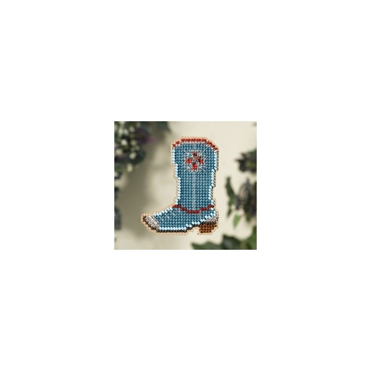 MH187106 Западная обувь. Набор для вышивки в смешанной технике Mill Hill - 1